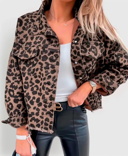 JO | Outstanding jacket with leopard pattern