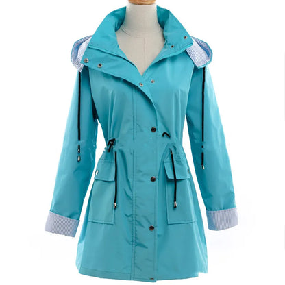 JO | Waterproof jacket with hood and buttons