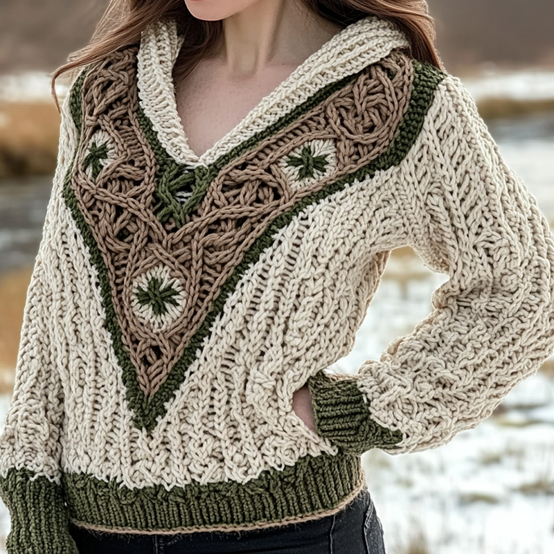 Gracefully Designed Sweater