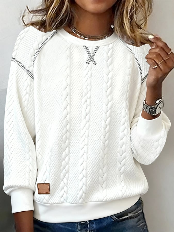 Gracefully Designed Pullover