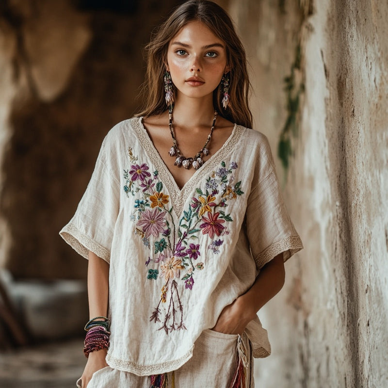 Timeless Vintage Style Top