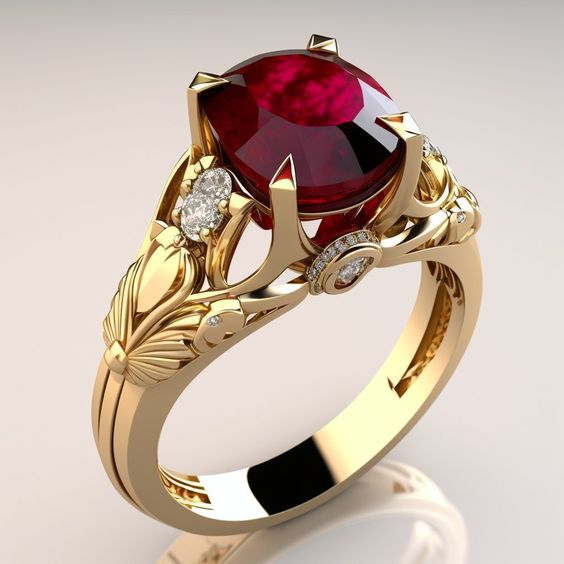 Romantic Gold Ring for Special Moments