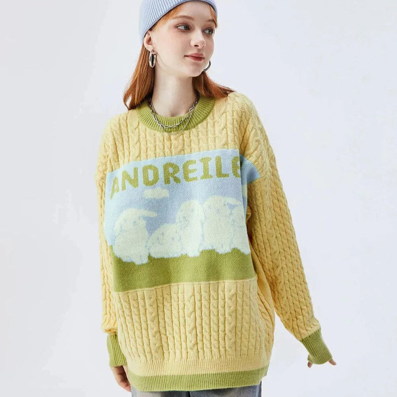 Gracefully Designed Sweater