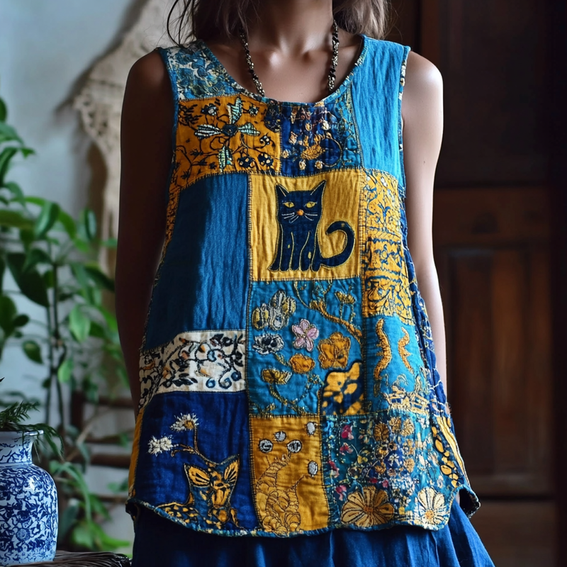 Timeless Vintage Style Top