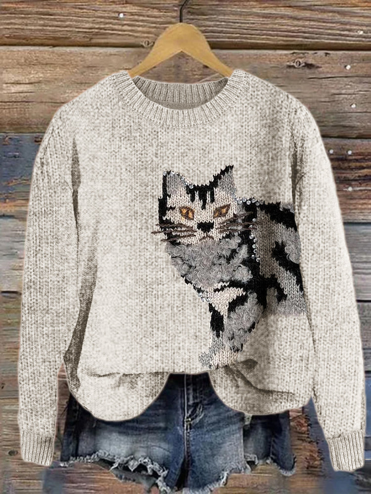 Gracefully Designed Sweater