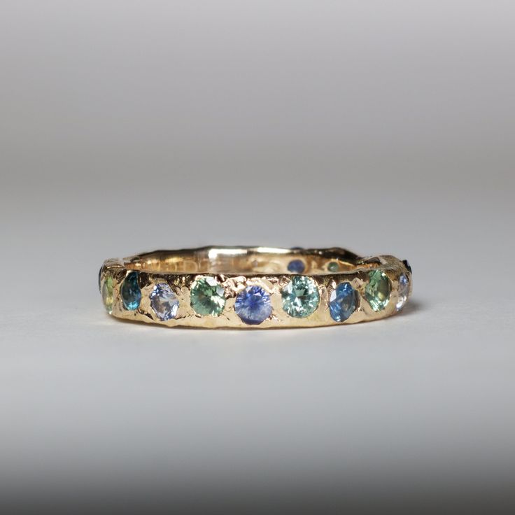 Delicate Artisan Gold Ring