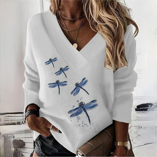 JO | Elegant dragonfly sweater