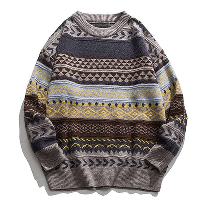JO | Retro casual knitted sweater 2024