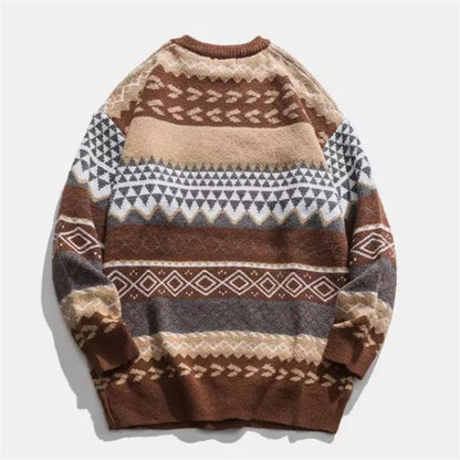 JO | Retro casual knitted sweater 2024