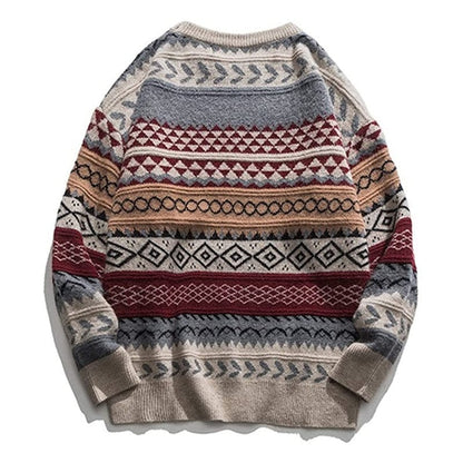 JO | Retro casual knitted sweater 2024