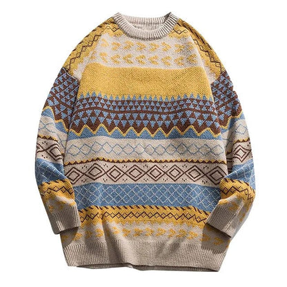 JO | Retro casual knitted sweater 2024
