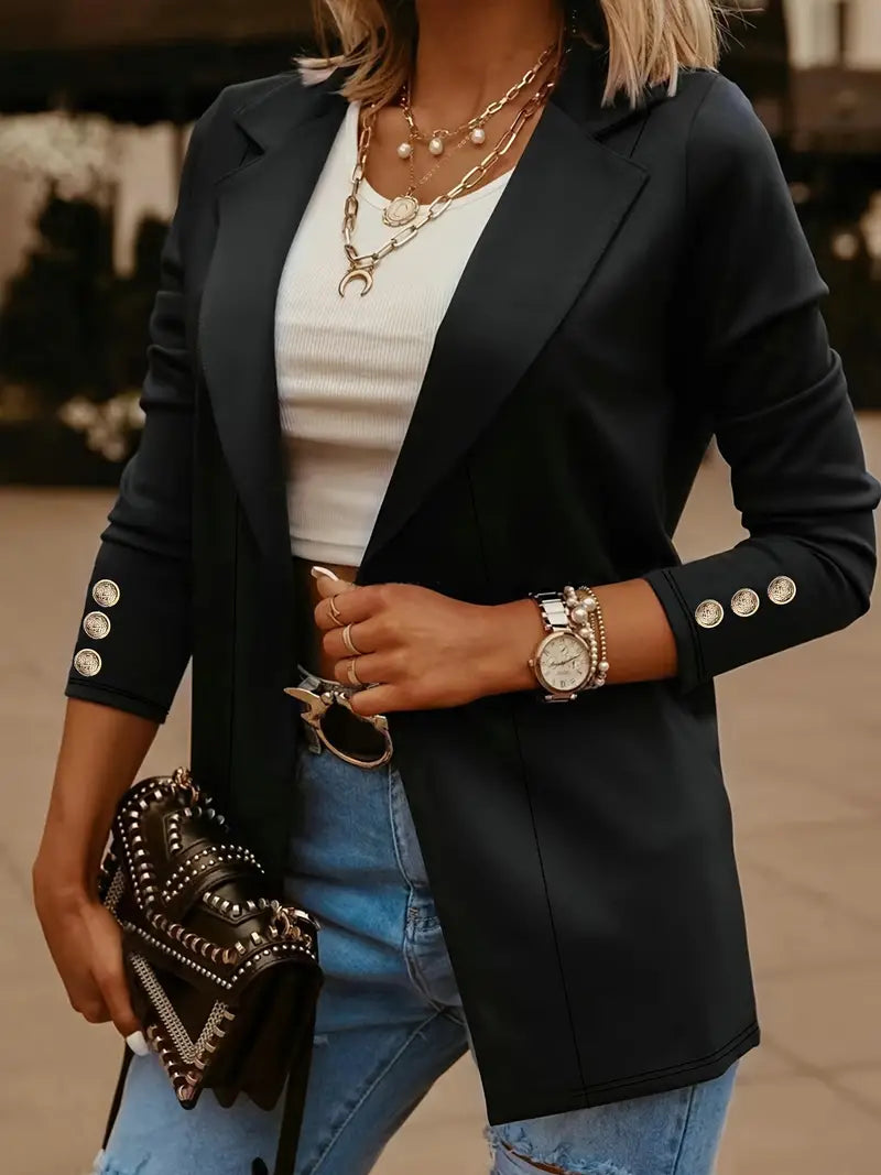 JO | elegant long-sleeved blazer for spring