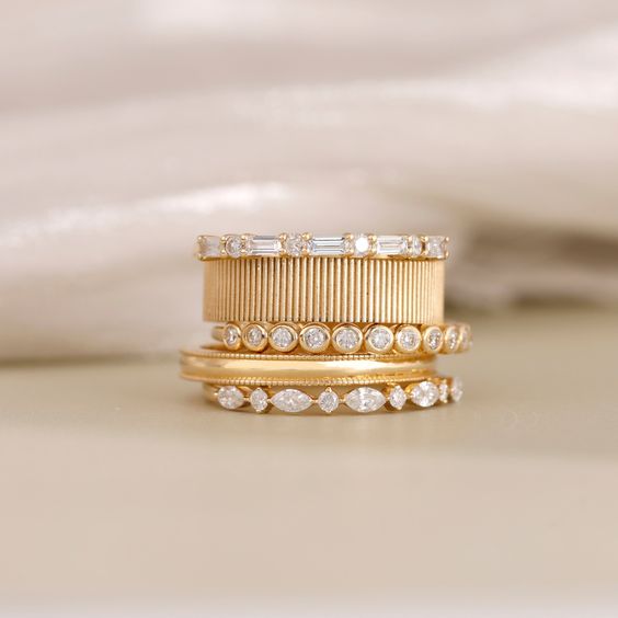 Vintage Handmade Gold Set