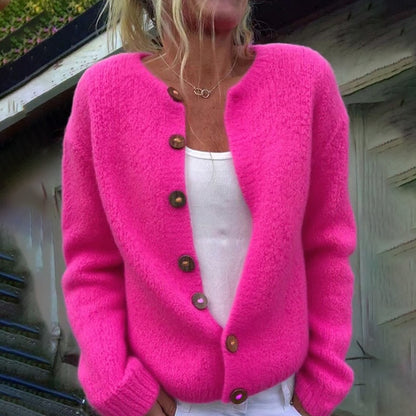 Women's Autumn And Winter Solid Color Sweater elevenforest