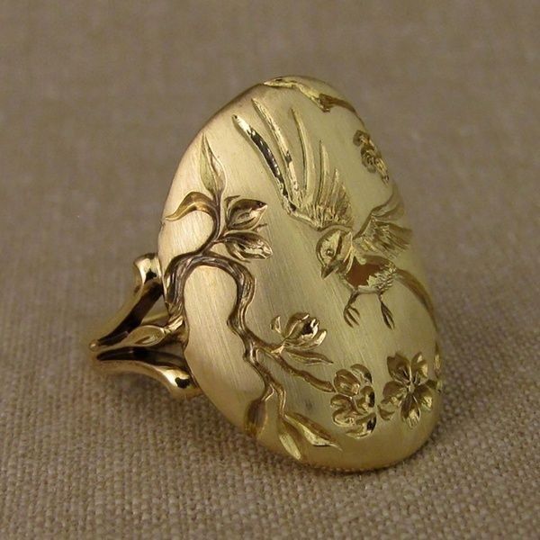 Vintage Handmade Gold Ring