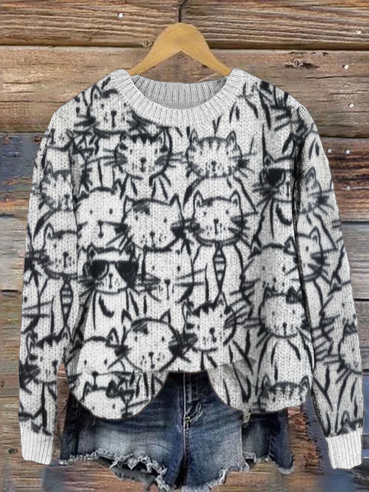 Gracefully Designed Sweater