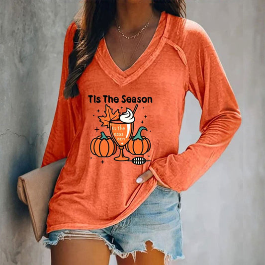 Women's Tis The Season Print T-Shirt artswardrobe