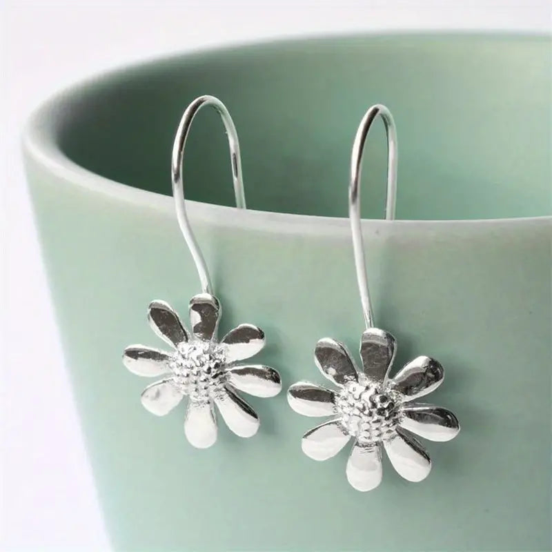 Delicate Artisan Silver Earring