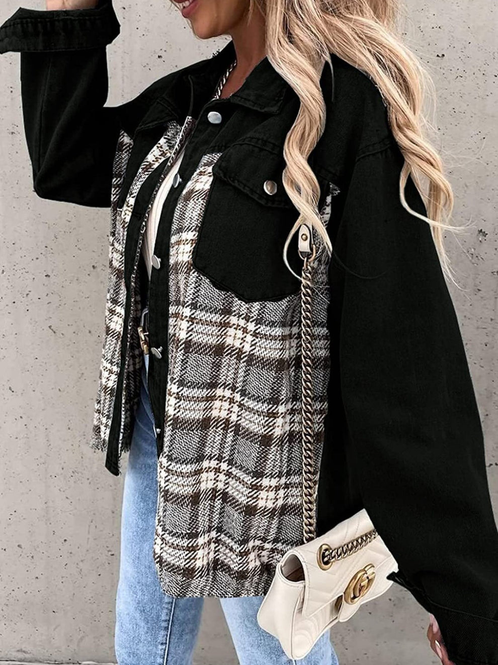 JO | Vintage flannel jacket for women