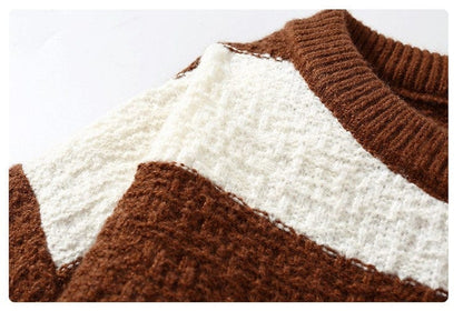 JO | Comfortable loose striped sweater 2024