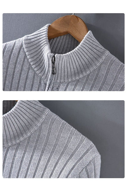 JO | Knitted sweater with stand-up collar 2024