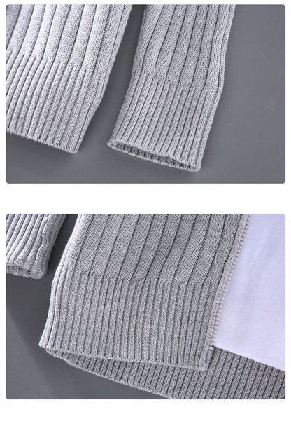 JO | Knitted sweater with stand-up collar 2024