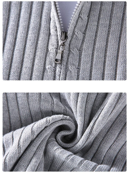 JO | Knitted sweater with stand-up collar 2024