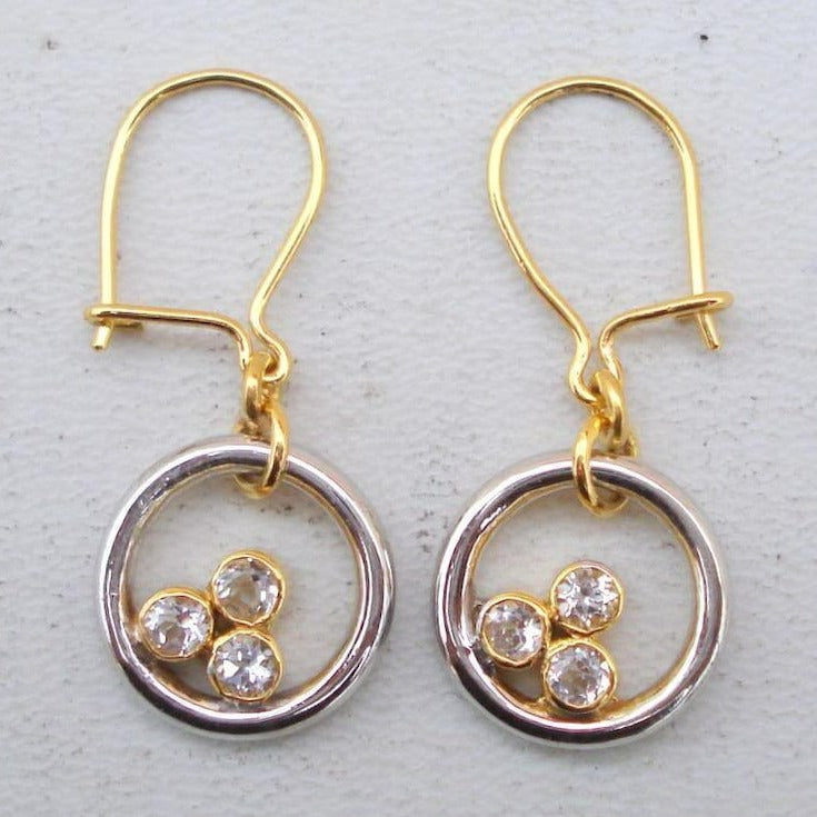 Vintage Handmade Gold Earring