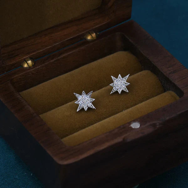 Beautiful Silver Earring with Unique Style