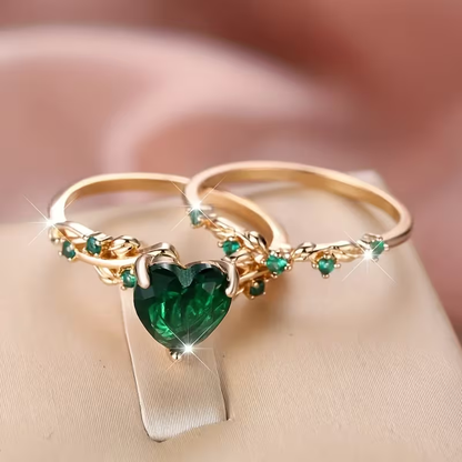 Heartbound Duo Ring Set