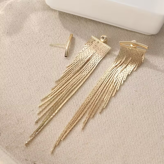 Lux Bohemian Fringe Earrings