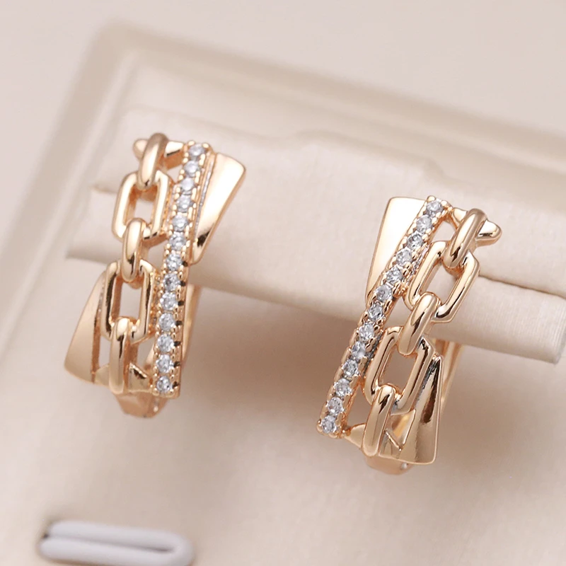 Delicate Artisan Gold Earring
