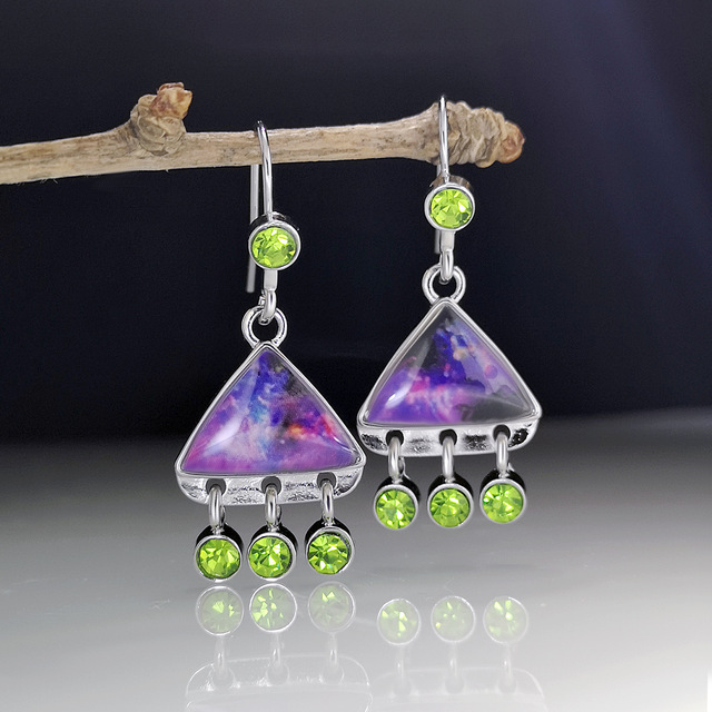 Vintage Handmade Silver Earring