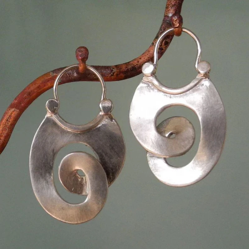 Delicate Artisan Silver Earring