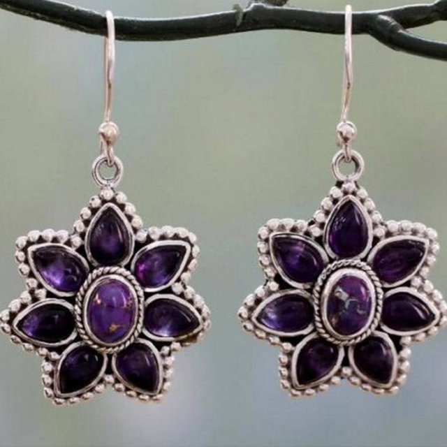 Delicate Artisan Silver Earring