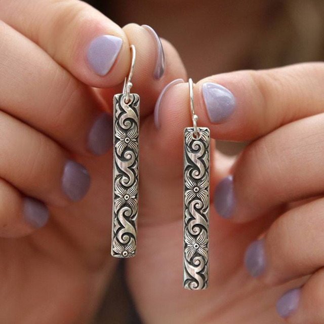 Delicate Artisan Silver Earring