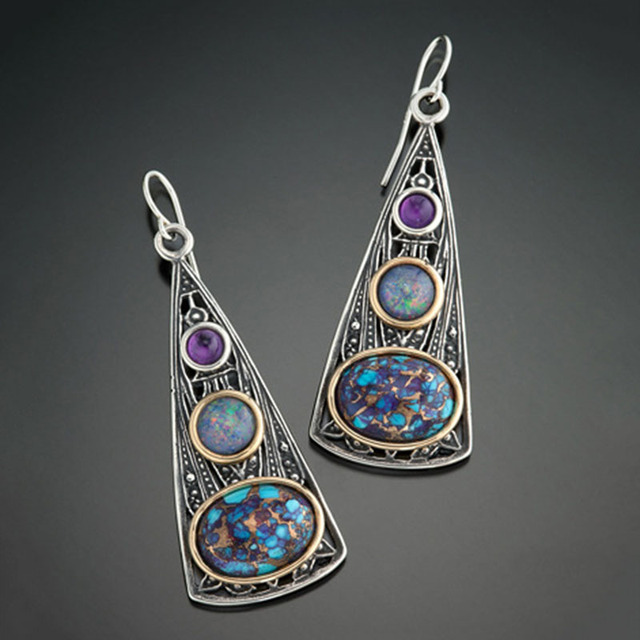 Vintage Handmade Silver Earring