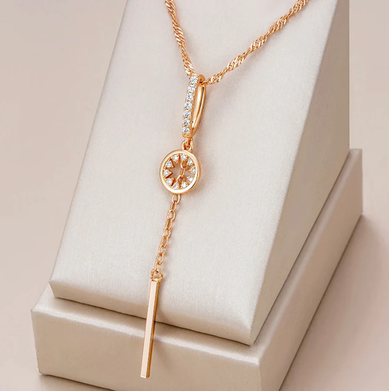 Vintage Handmade Gold Necklace