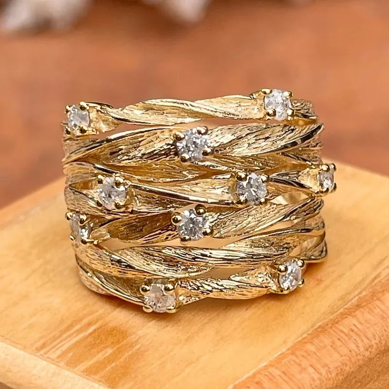 Beautiful Gold Ring with Unique Style