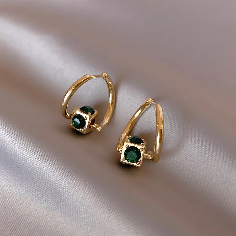 Delicate Artisan Gold Earring