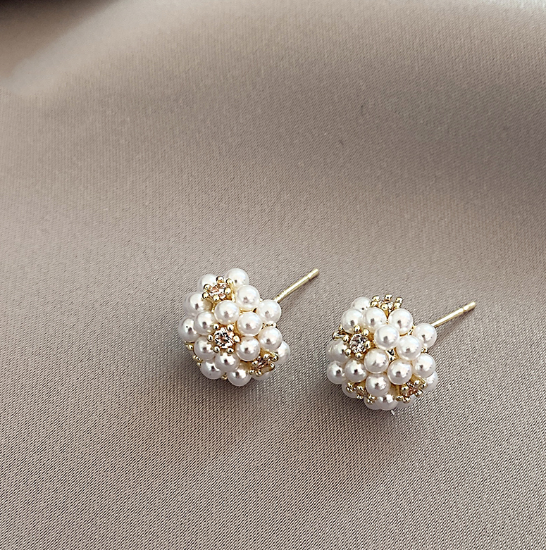Delicate Artisan Pearl Earring
