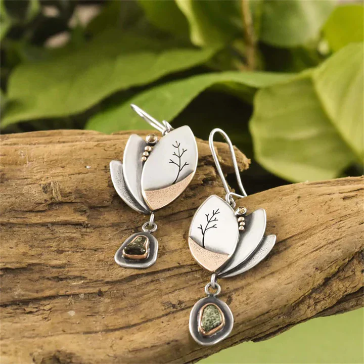 Vintage Handmade Silver Earring