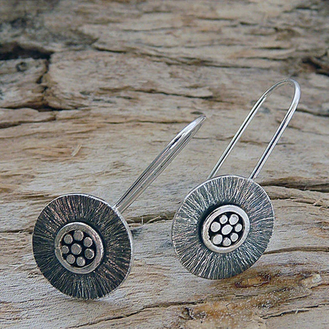 Beautiful Silver Earring with Unique Style