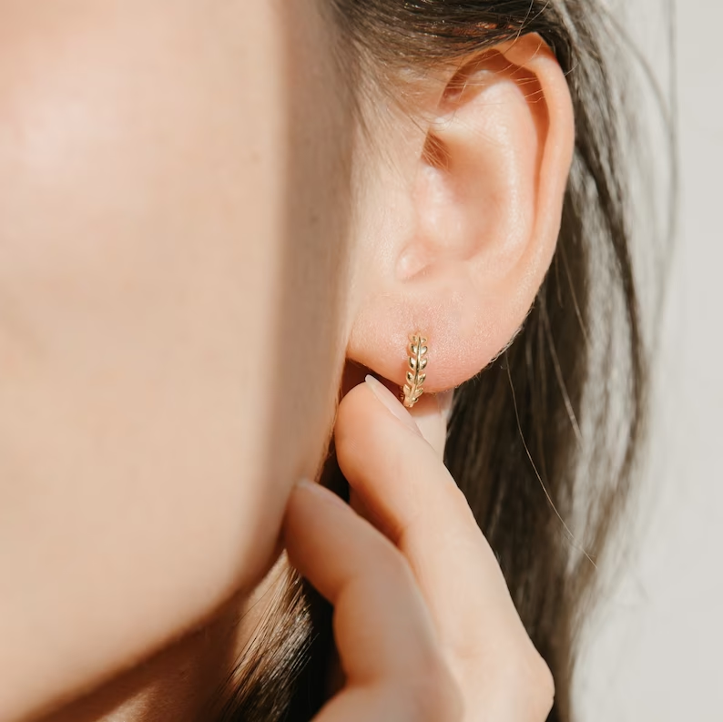 Beautiful Gold Earring with Unique Style