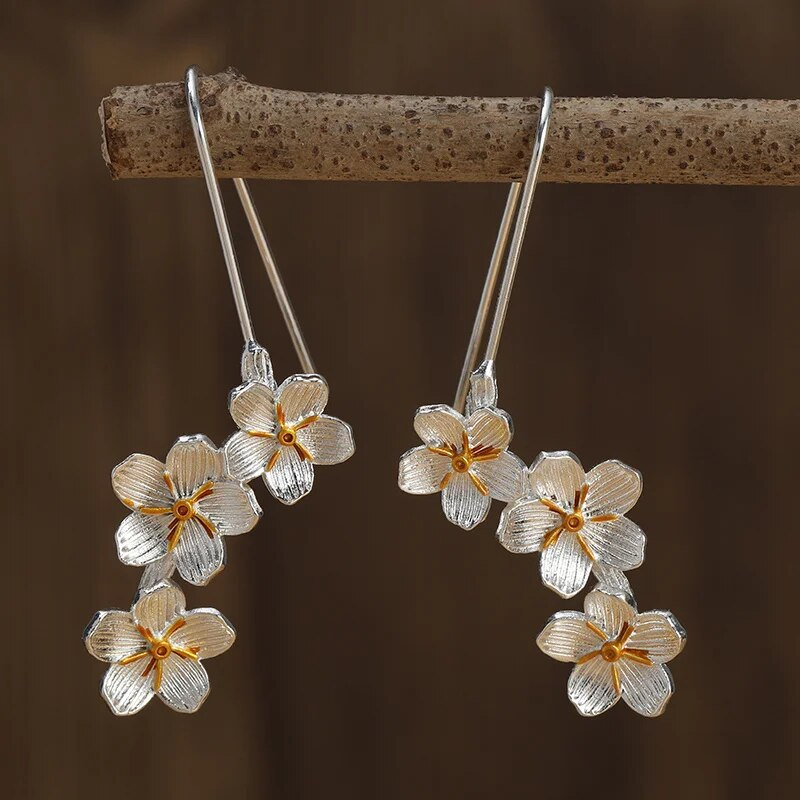 Vintage Handmade Silver Earring