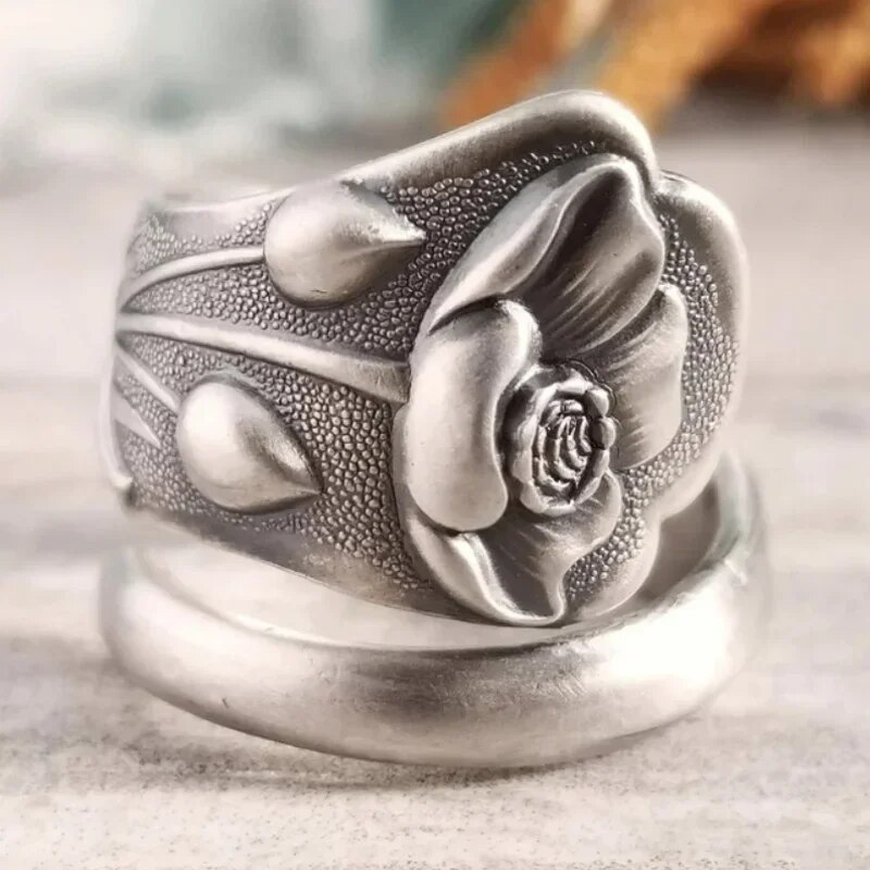 Delicate Artisan Silver Ring