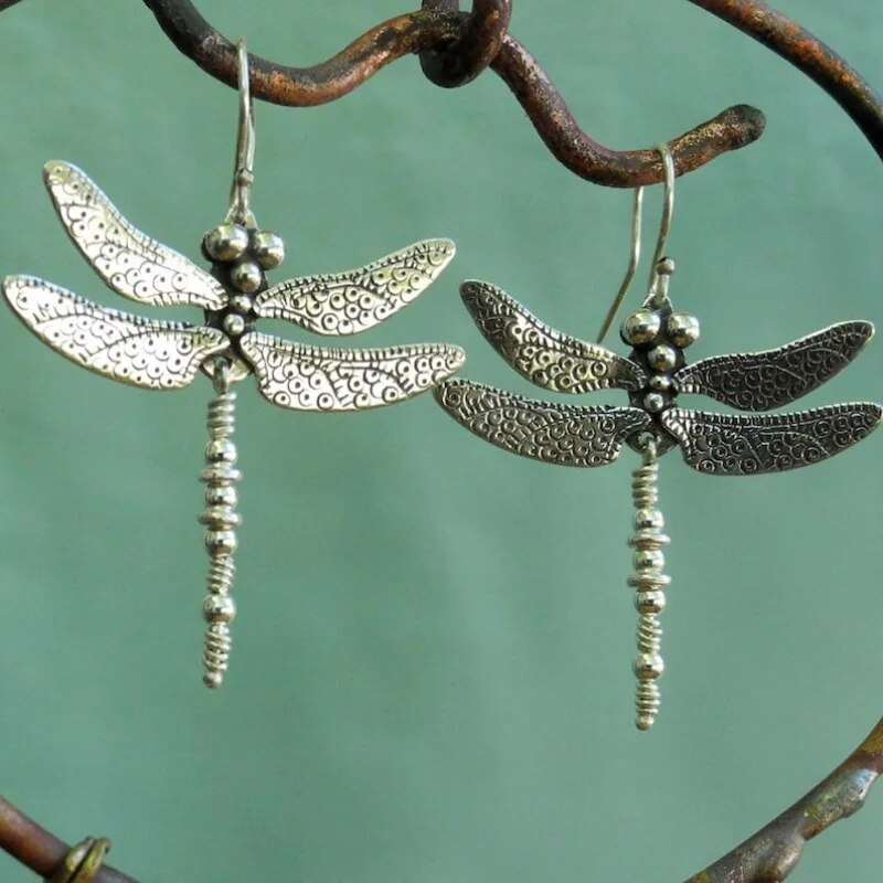 Vintage Handmade Silver Earring