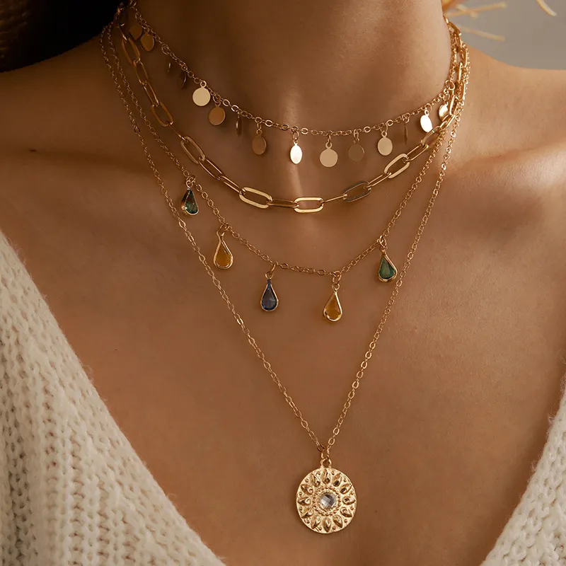Vintage Handmade Gold Necklace