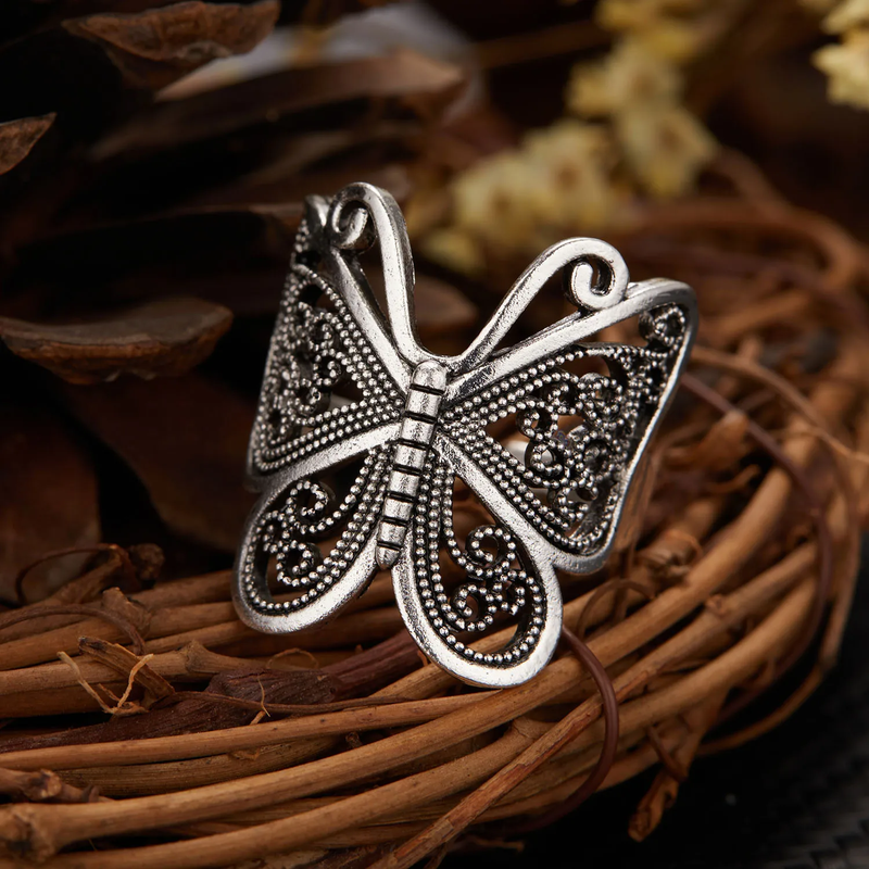Delicate Artisan Silver Ring