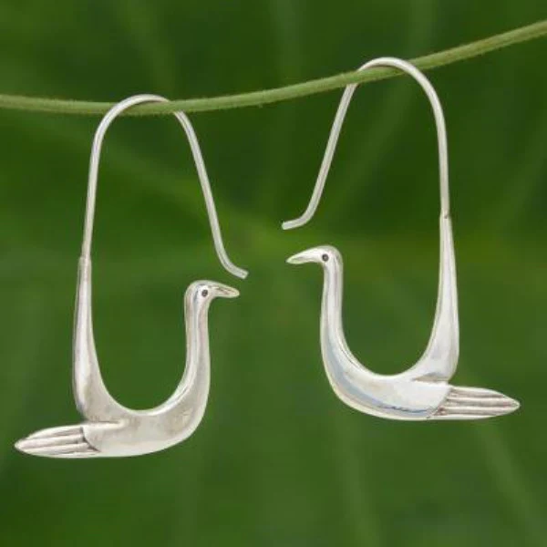 Beautiful Silver Earring with Unique Style